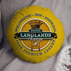 Australia Rugby League Langlands  - Legend Collection - Circle Cushion 14inch