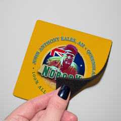 Australia Rugby Union Nobody - Coaster - Circle or Square
