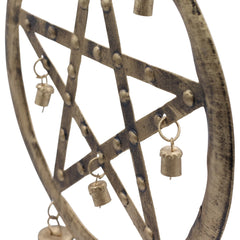 Indian Chimes - Pentagon with Cow Bells - 25x49cm