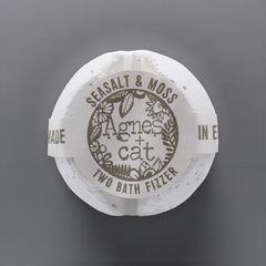 Agnes + Cat Bath Fizzer - Seasalt and Moss