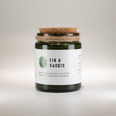 Greenman Woodwick Soy Candle - Fig & Cassis