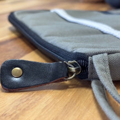 Canvas Tablet Pouch - Olive