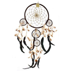 Bali Dreamcatchers - Large Round - Cream/Coffee/Choc