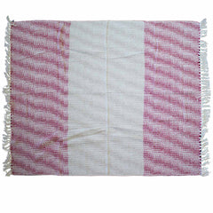 Boho Comfort Throws - Ruby Two Tone