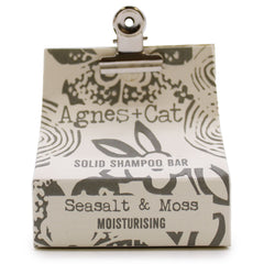 Agnes + Cat Sea Salt & Moss Solid Shampoo