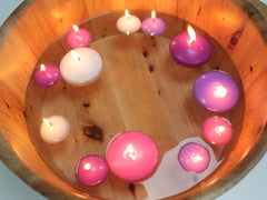 Large Floating Candle - Pink