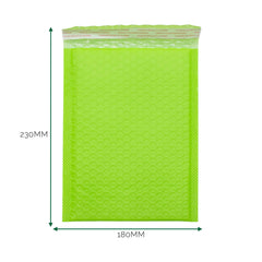 Green Poly Bubble Envelope (180x230+40mm)