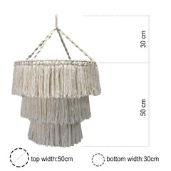 Macrame Soft Chandelier - Natural