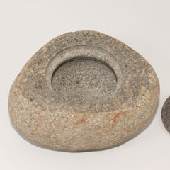 Natural Riverstone Grounding Pot - Large (aprox 15x12cm)