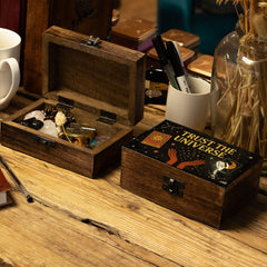 Medium Enamelled Box  - Trust the Universe