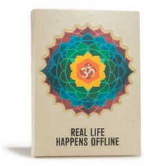 Lokta Inspiration Notebook – Real Life – Large (21x15cm) – 45 Leaves – Includes Bookmark