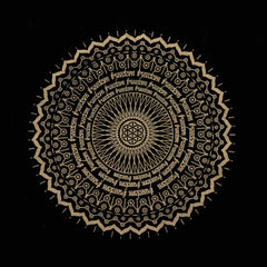 Oversized Stonewash Tote Bag 14oz - Freedom Mandala