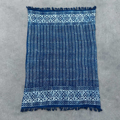 Handmade Indigo Throw - 170x120cm - Seedha Arrows