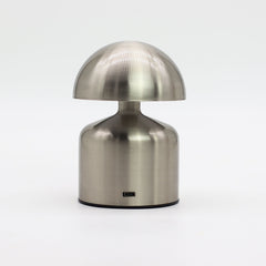Touch Lamp - Dome Mushroom Silver - USB (C) - Rechargable  (400 Watt)