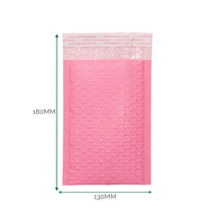 Pink Poly Bubble Envelope (130x180+40mm)