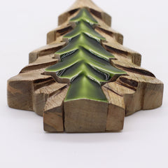 Lost in the Forrest - Small Tree in a Tree Wooden Decoration - 15x10cm