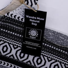 Nomad Sari Jacquard Natural Wander Muse Bags - Urban Caravan