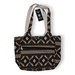 Nomad Sari Jacquard Natural Wander Muse Bags - Desert Loom