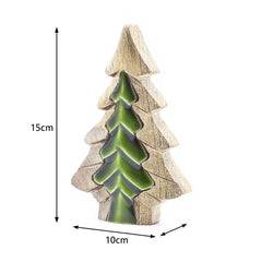 Lost in the Forrest - Small Tree in a Tree Wooden Decoration - 15x10cm
