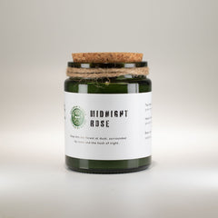 Greenman Woodwick Soy Candle - Midnight Rose