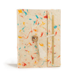 Lokta Mixed Colour Cotton Notebook – Medium (15x12cm) – 45 Leaves