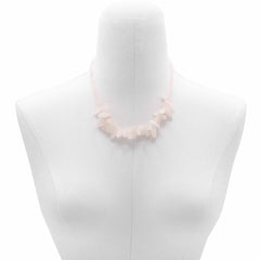 Longstone Gem Necklace - Rose Quartz