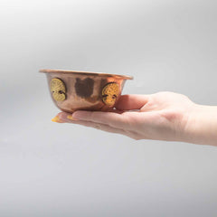 Copper Ritual Bowl with Tree of Life  12x5cm