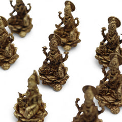 Brass Miniature Gods - Laxmi (11gms)  - 30mm