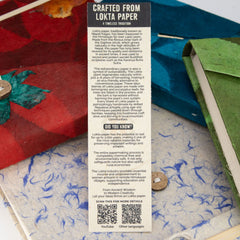 Lokta Inspiration Notebook – Your Potential – Large (21x15cm) – 45 Leaves – Includes Bookmark