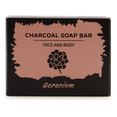 Charcoal Soap 85g - Geranium