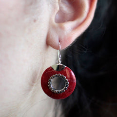 925 Silver Earrings - Do-nuts