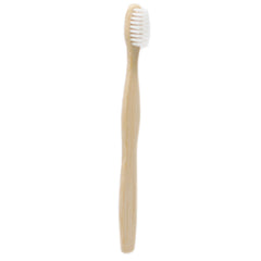 Bamboo Toothbrush - White - Family Pack of 4 - Med Soft