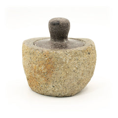 Natural Riverstone Grounding Pot -Medium (aprox 12x8cm)