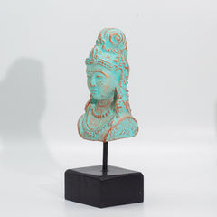 Lucky Java Princess on Stand - Green Copper