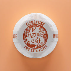 Agnes + Cat Bath Fizzer - Clementine