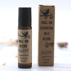 Agnes + Cat Roll On Essential Oil Blend - HAPPY