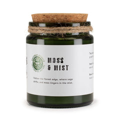 Greenman Woodwick Soy Candle - Moss & Mist