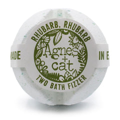 Agnes + Cat Bath Fizzer - Rhubarb Rhubarb