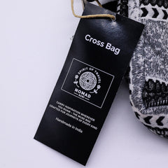 Nomad Sari Jacquard Natural Cross Bag - Urban Caravan