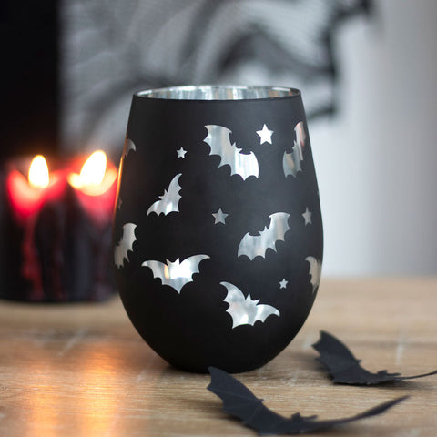 Bat Stemless Wine Glass