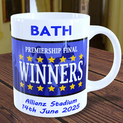 Bath Premiership Rugby Final Winners Mug - 2025 Champions Souvenir
