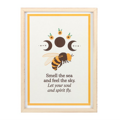 Bee Radiant Bee Framed Wall Art Print