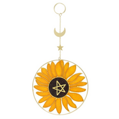 Bee Radiant Sunflower Suncatcher