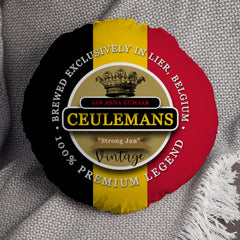Belgium Ceulemans  - Legend Collection - Circle Cushion 14inch