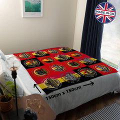 Belgium - Legend Collection - Fleece Blanket 150cm X 150cm