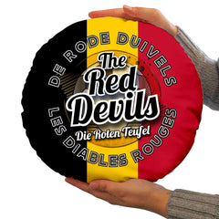 Belgium Red Devils  - Legend Collection - Circle Cushion 14inch