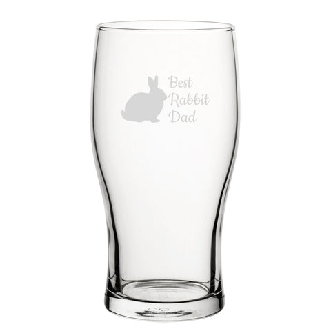 Best Rabbit Mum - Engraved Novelty Tulip Pint Glass