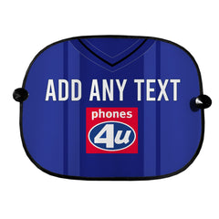 Birmingham 2002 Home Shirt - Personalised Retro Football Car Sun Shade - Set of 2