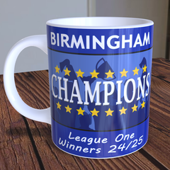 Birmingham City Champions Mug - League One Winners 2025