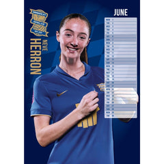 Birmingham City FC A3 Calendar 2026